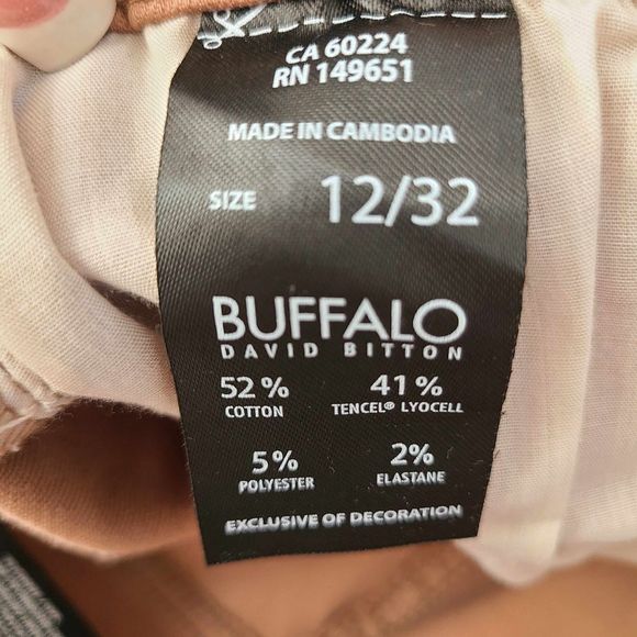 Buffalo David Bitton Women's High Rise Soft Stretch Ankle Skinny Jeans, Havana s - Picture 6 of 8